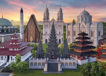 6 Agama di Indonesia & Tempat Ibadahnya Unik